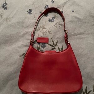 Coach Red Leather Women's Bag
